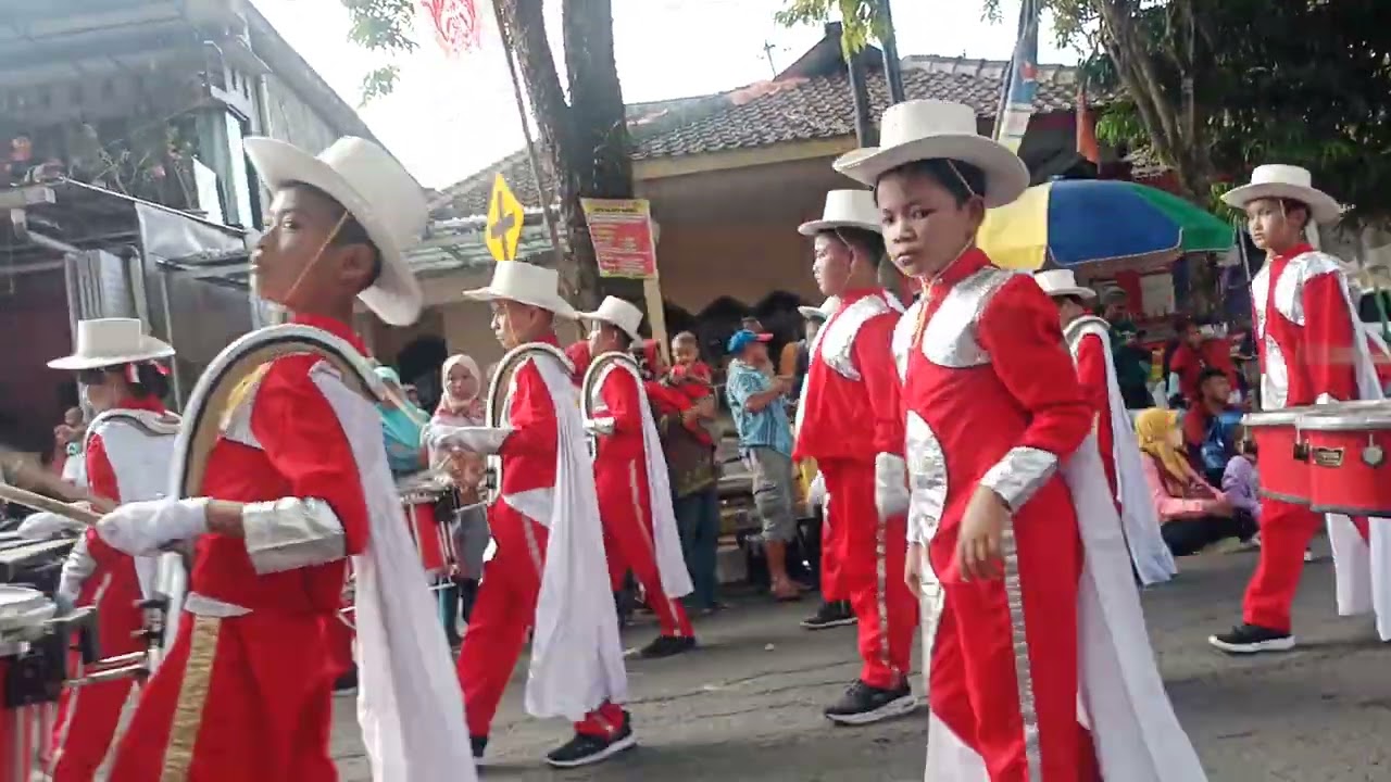 Drumband SD N 16 Purwodadi Grobogan-Karnaval HUT RI ke 77th-Juara 2