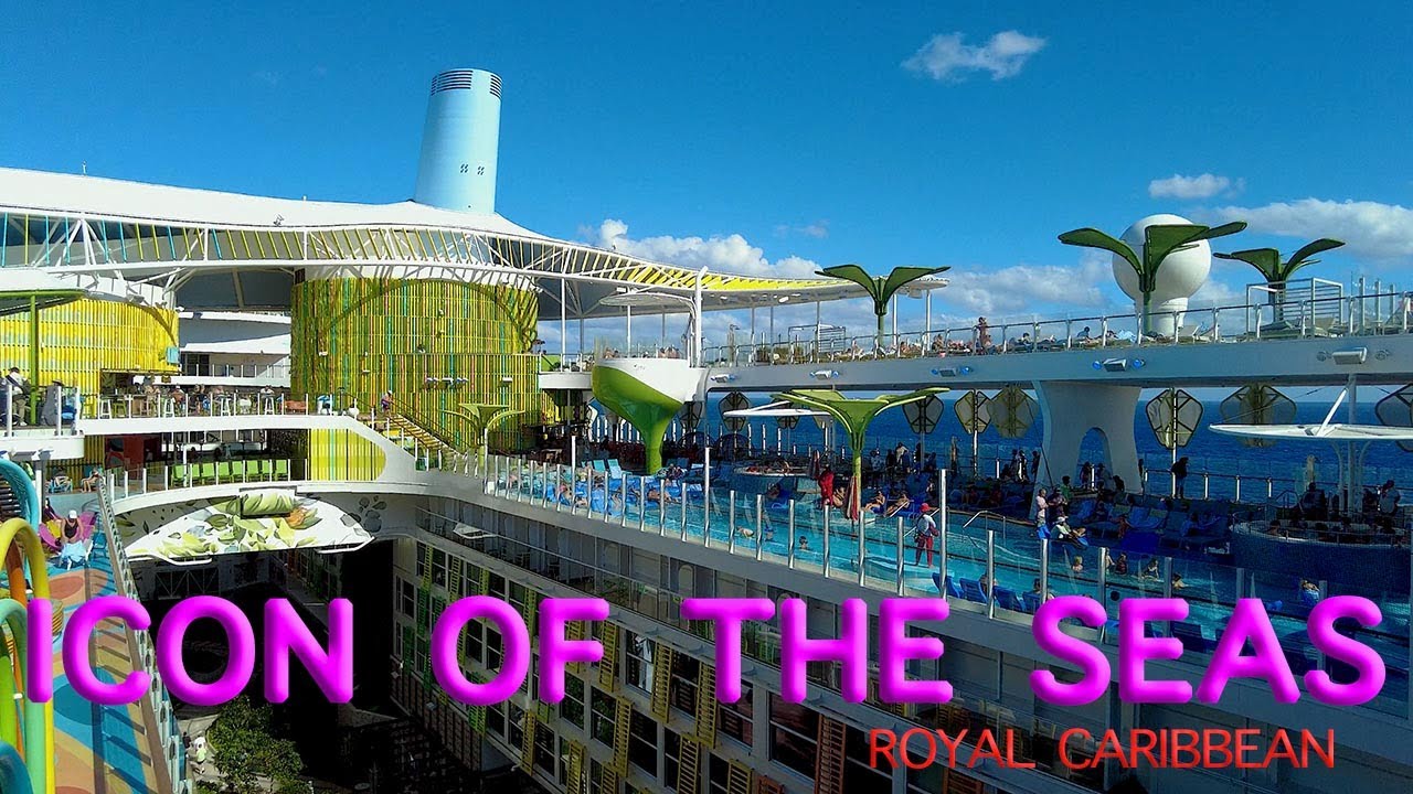 4K Icon of the Seas Royal Caribbean. Как выглядит самый большой круизный лайнер в мире?