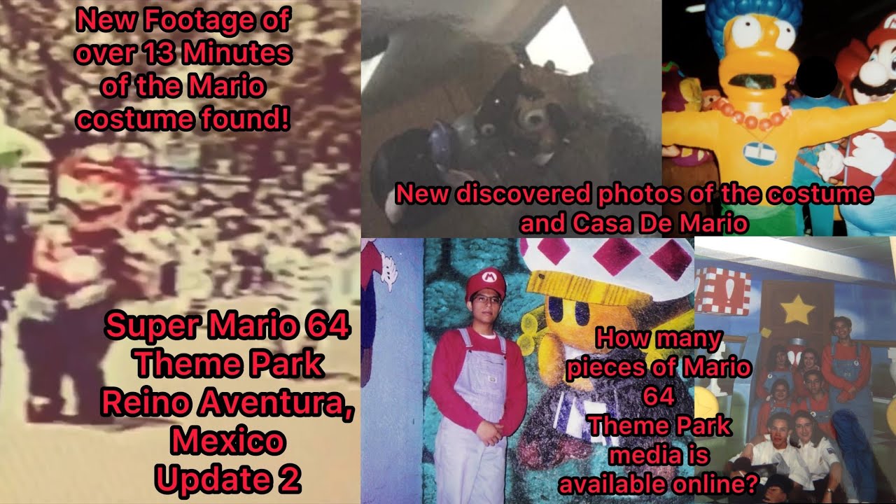 Super Mario 64 Theme Park Reino Aventura, Mexico Update 2 (Lost Media)