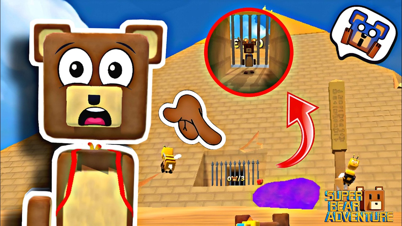 8 SECRET PLACES in Super Bear Adventure 99% of Players DON'T KNOW About