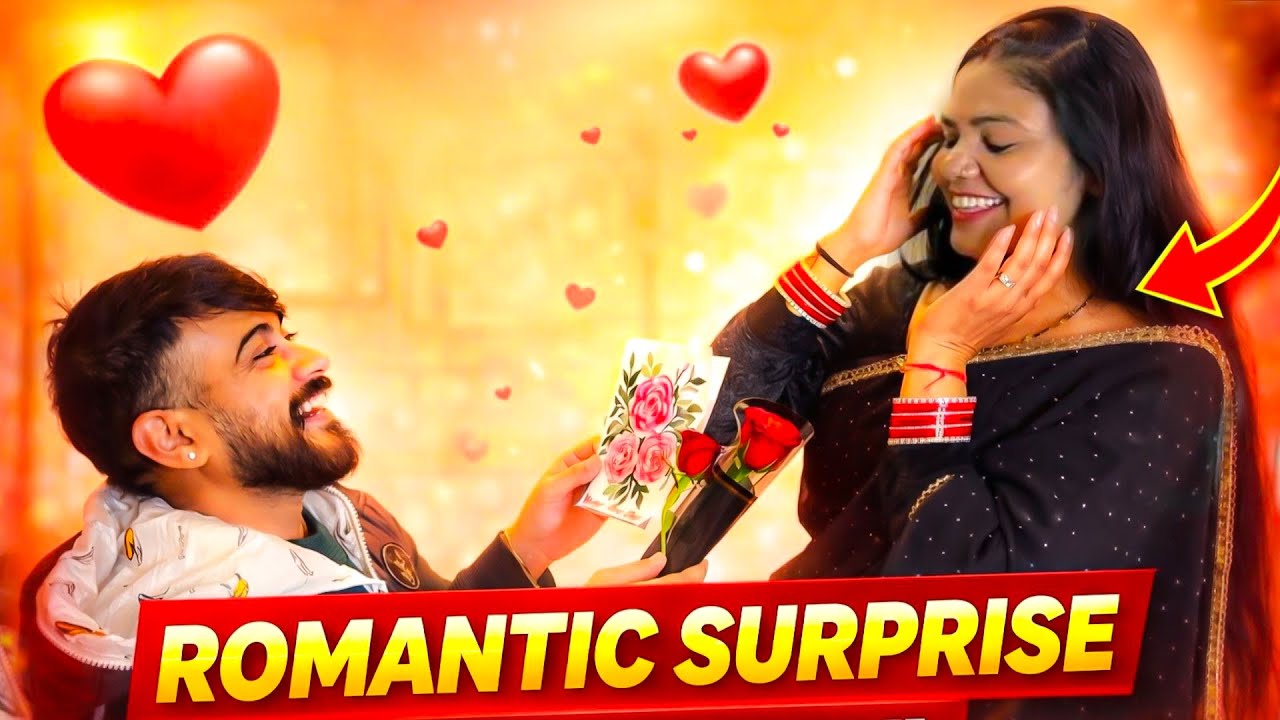 Rose Day Pe Diya Dono ne ek dusre ko surprise 😍😱 || @rajveervlog 