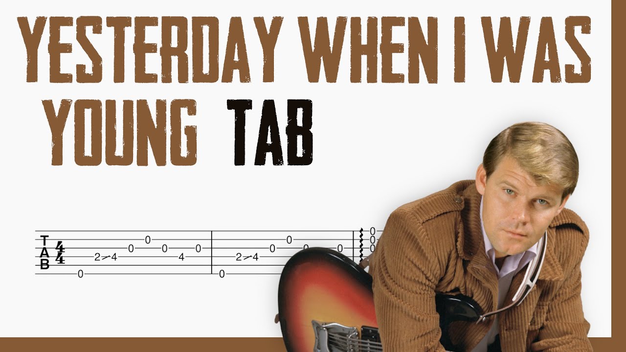 Yesterday When I Was Young (Hier encore) - Georges Garvarentz | TAB Fingerstyle for Guitar