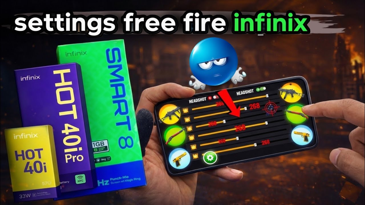 Infinix Free Fire Headshot Settings 2026 | Best Sensitivity, DPI & HUD for 99% Headshots