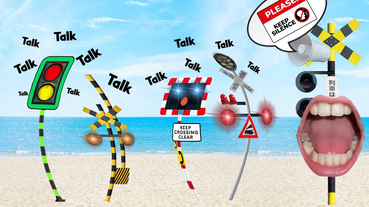 【線路アニメ】なぜ列車が通らないのか-💡💡💡Expanding railroad crossing
