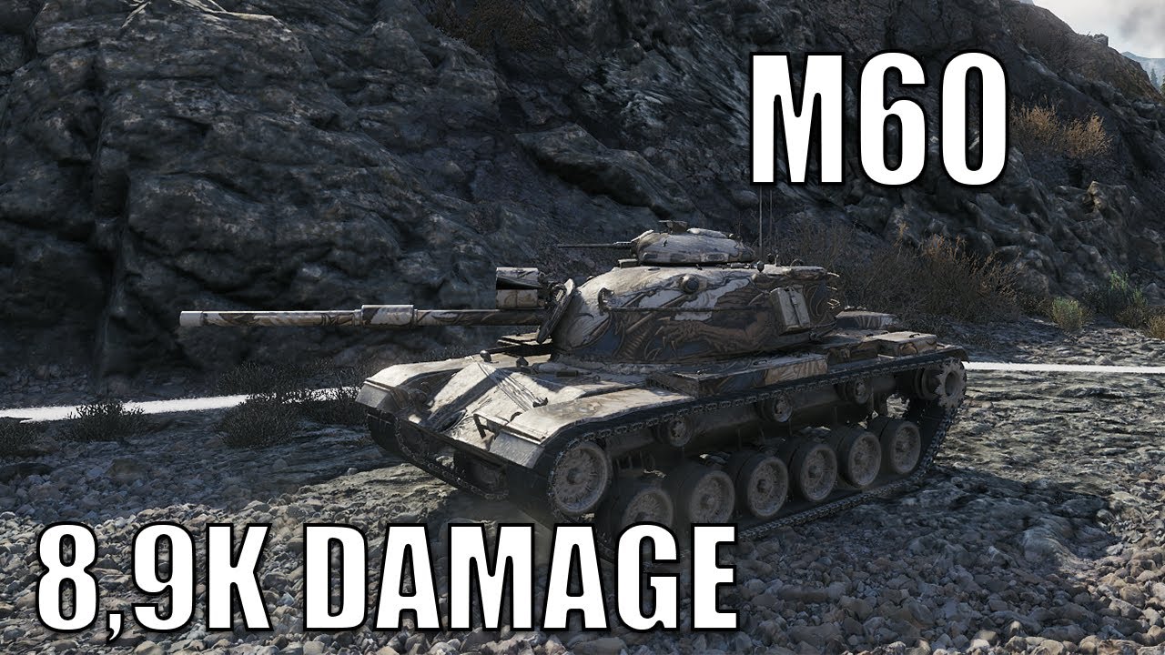 M60 WoT - 8,9 k Damage, 7 kills