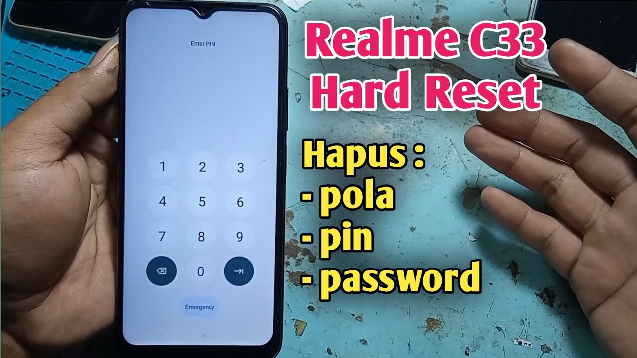 Realme c33 hard reset