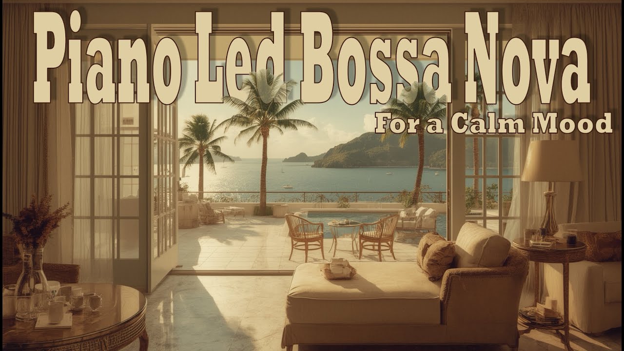 Timeless Bossa Nova Jazz Piano Instrumentals from 1962 Rio Seaside ~ Daytime Music for Work