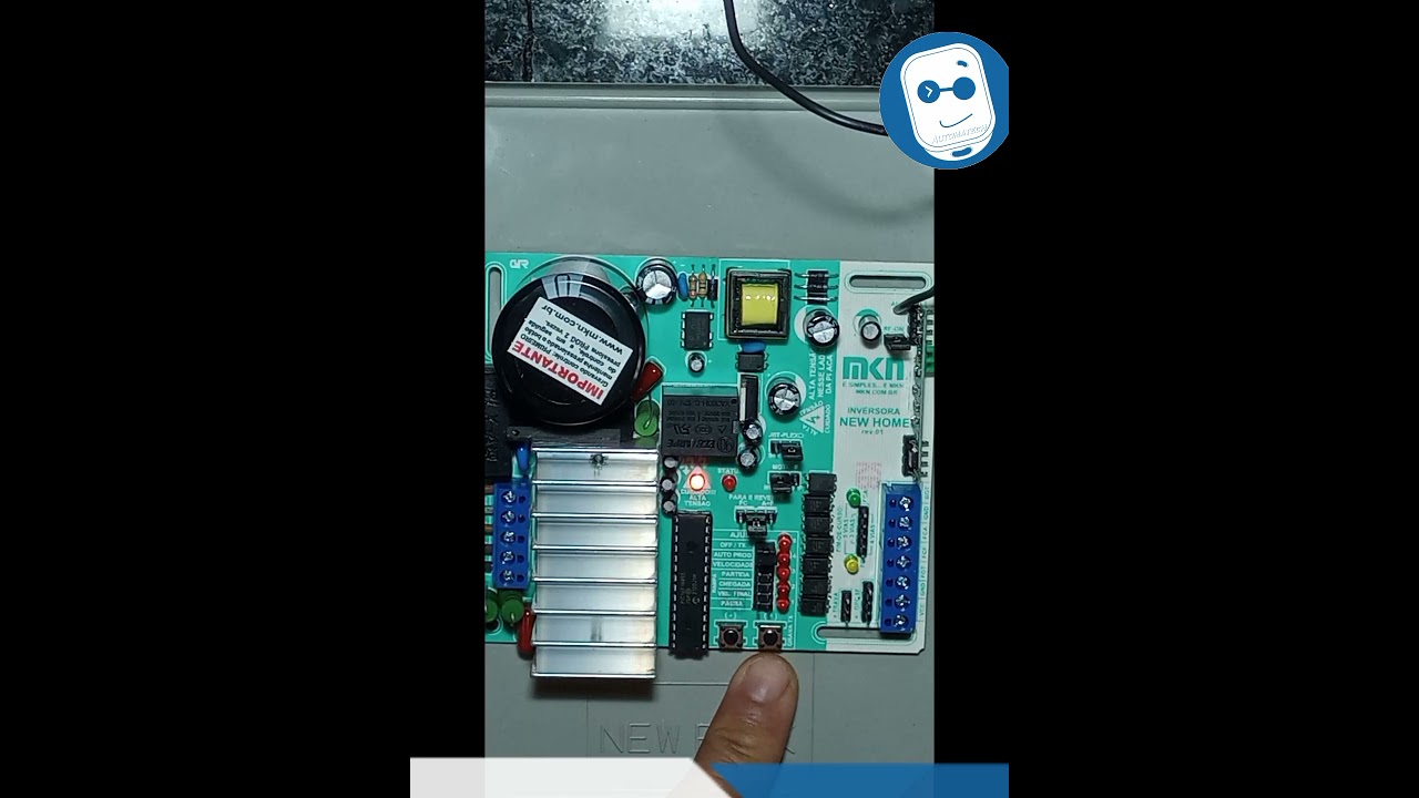 Como cadastrar, programar, gravar, codificar controle na placa MKN NEW HOME