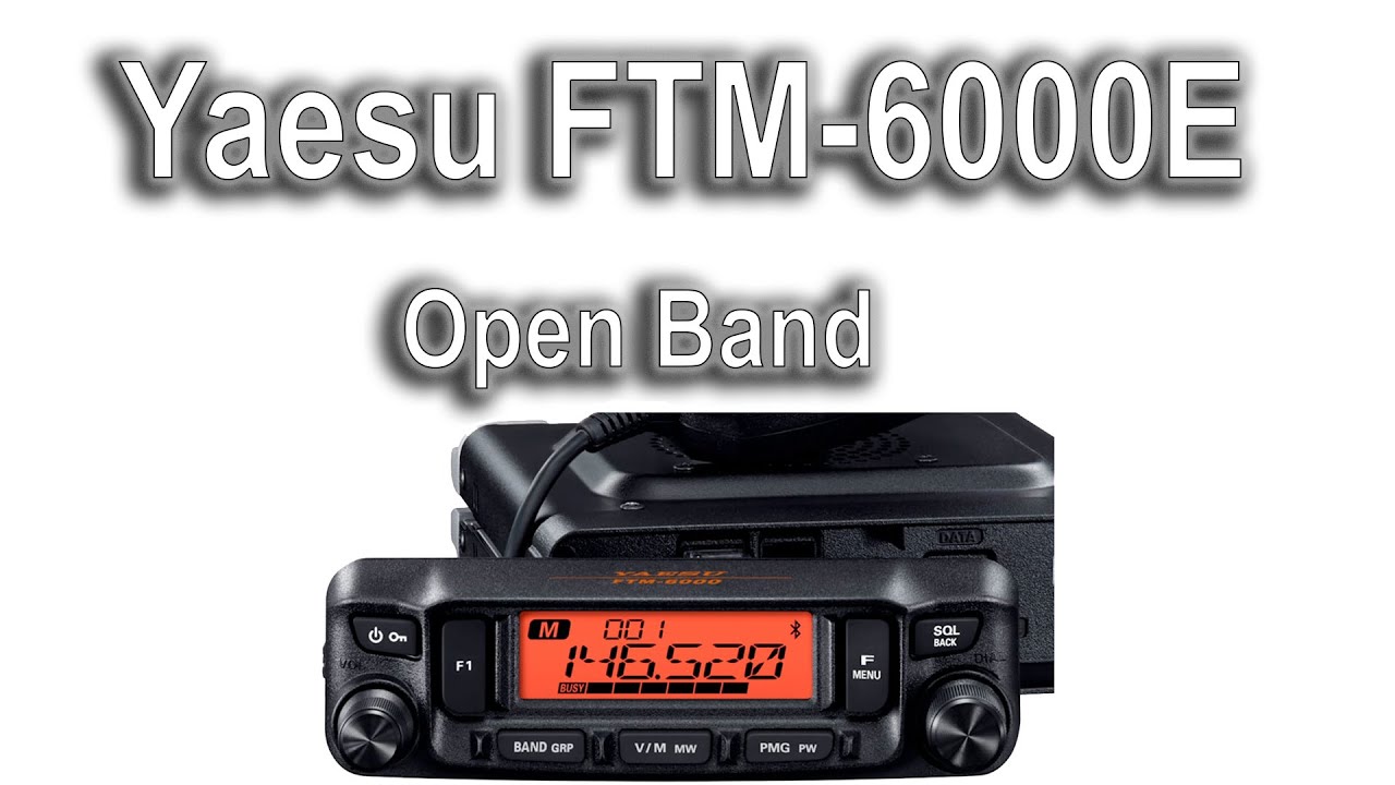 📻 Como abrir de banda Yaesu FTM-6000E  / Mars Mod