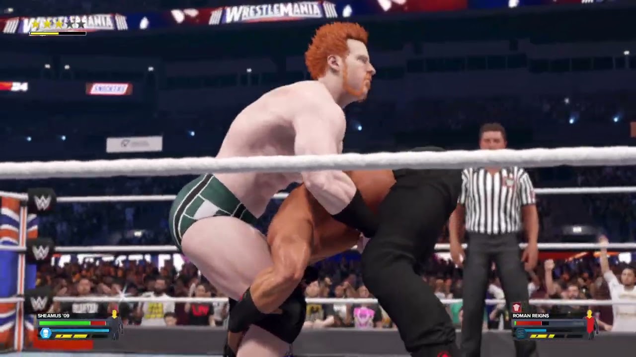 Roman Reigns vs Sheamus
