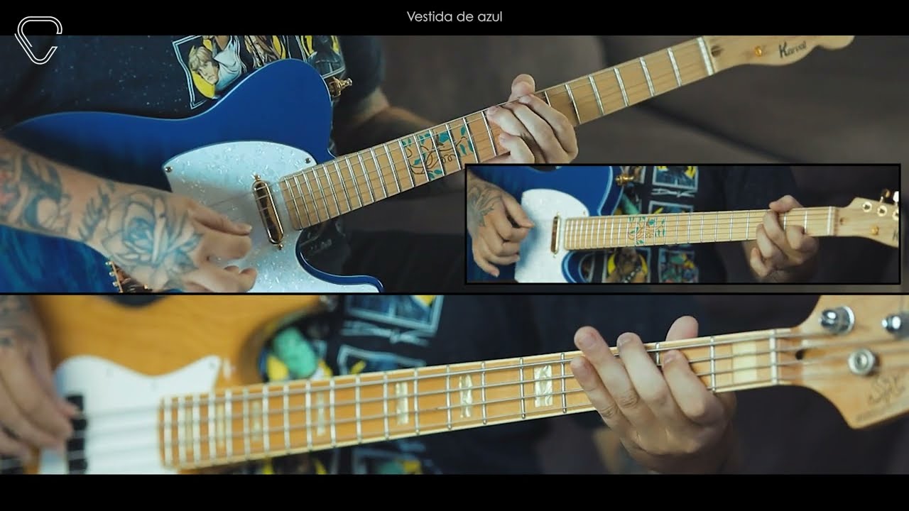 Zimbra - Azul (Guitar and Bass cover)