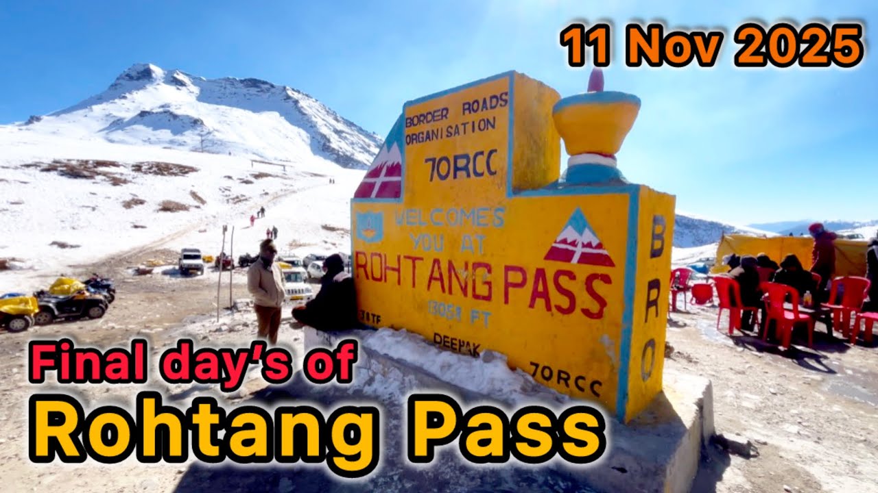 Final days of Rohtang Pass // Manali Today // Manali Trip // Manali Taxi // Rohtangpasstrip // likes