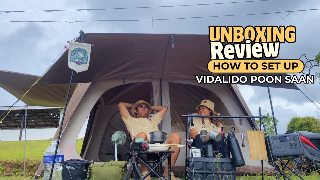 HOW TO SET UP VIDALIDO POON SAAN [TAGALOG REVIEW] FAMILY TENT | VIDALIDO PHILIPPINES
