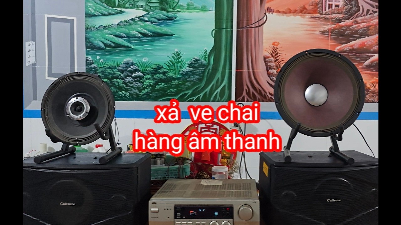 Hàng âm thanh. Xả tri ân ve chai