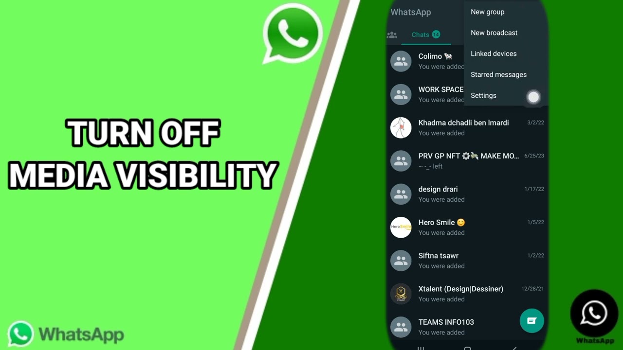 How To Turn Off Media Visibility On WhatsApp App