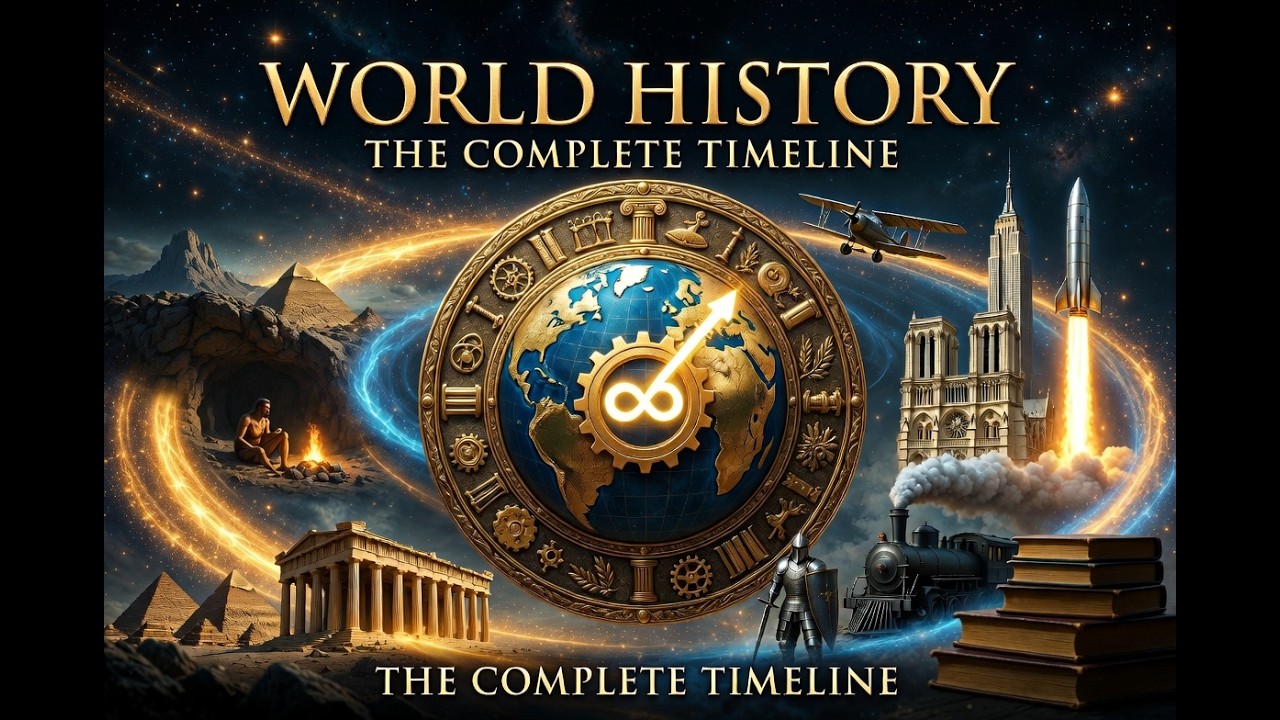 World History in One Video: The Complete Timeline of Mankind!