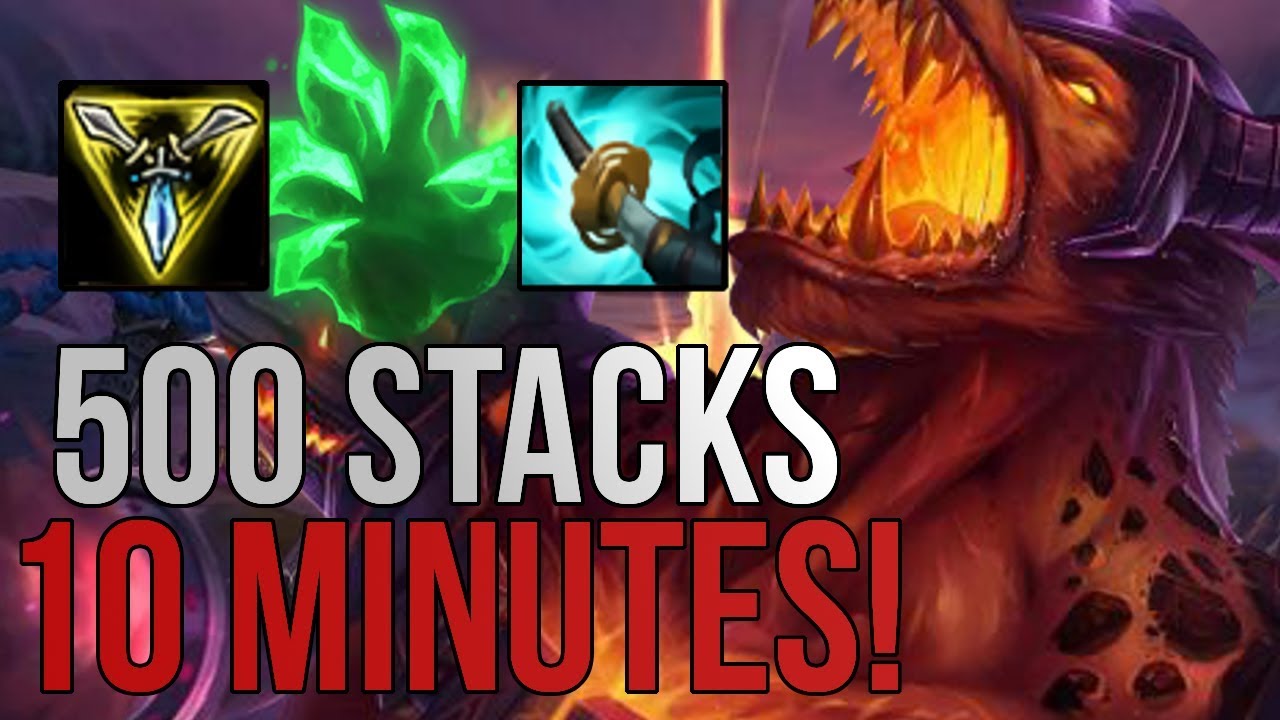 500 STACKS IN 10 MINUTES?! THAT'S OP! - Nasus Gameplay | Nexus Blitz