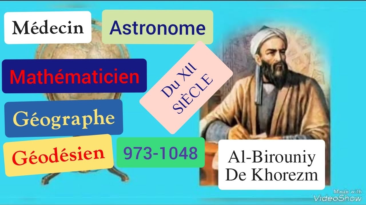 CÉLÈBRE ÉRUDIT D'OUZBÉKISTAN DU XII siècle Birouniy! 