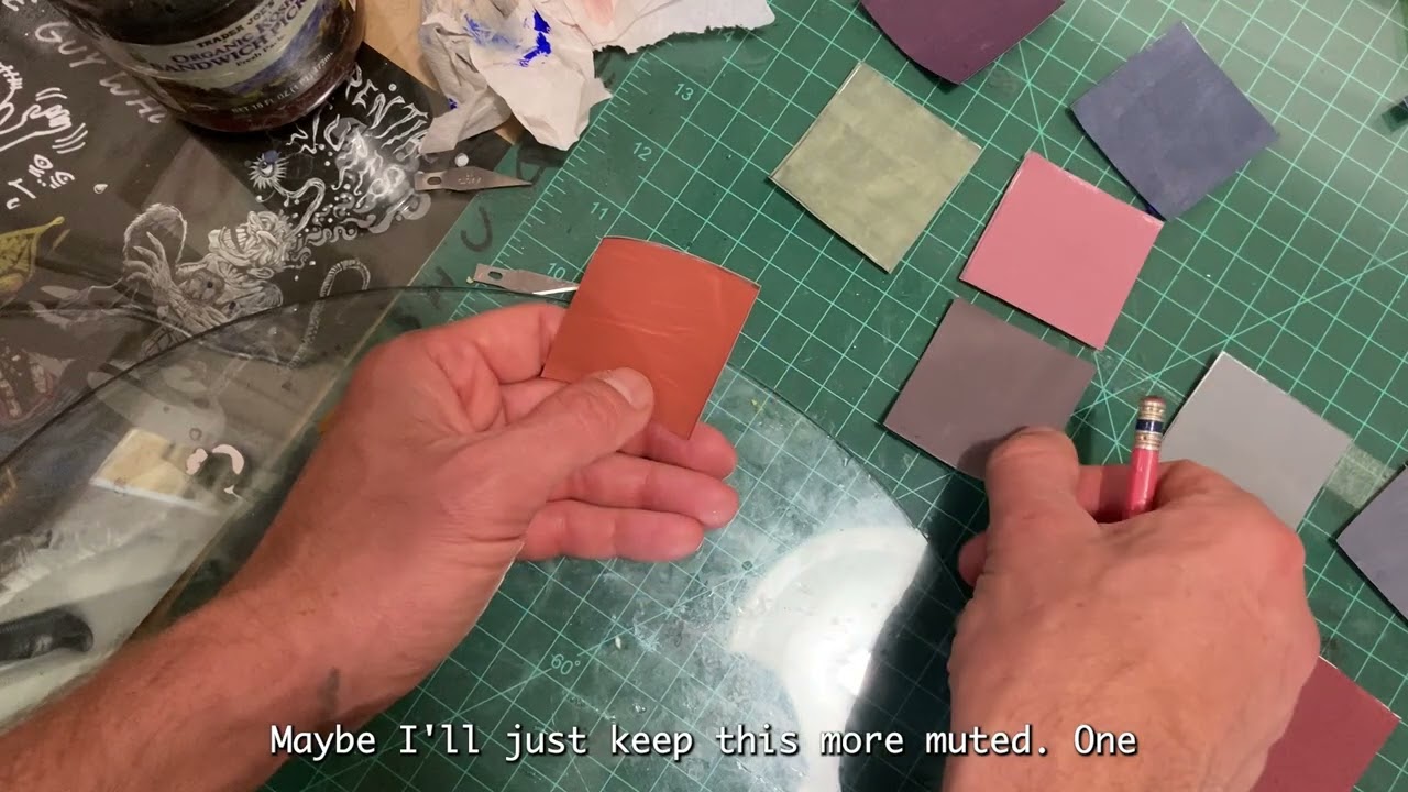 Chromatic Grays, Narrow and Broad Value Range