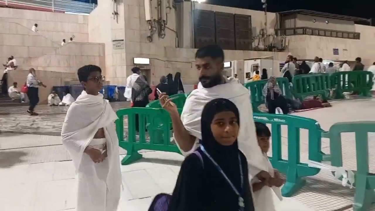 مسجد الحرم کے اندر اور باہر کی ویڈیو ماشاللہ