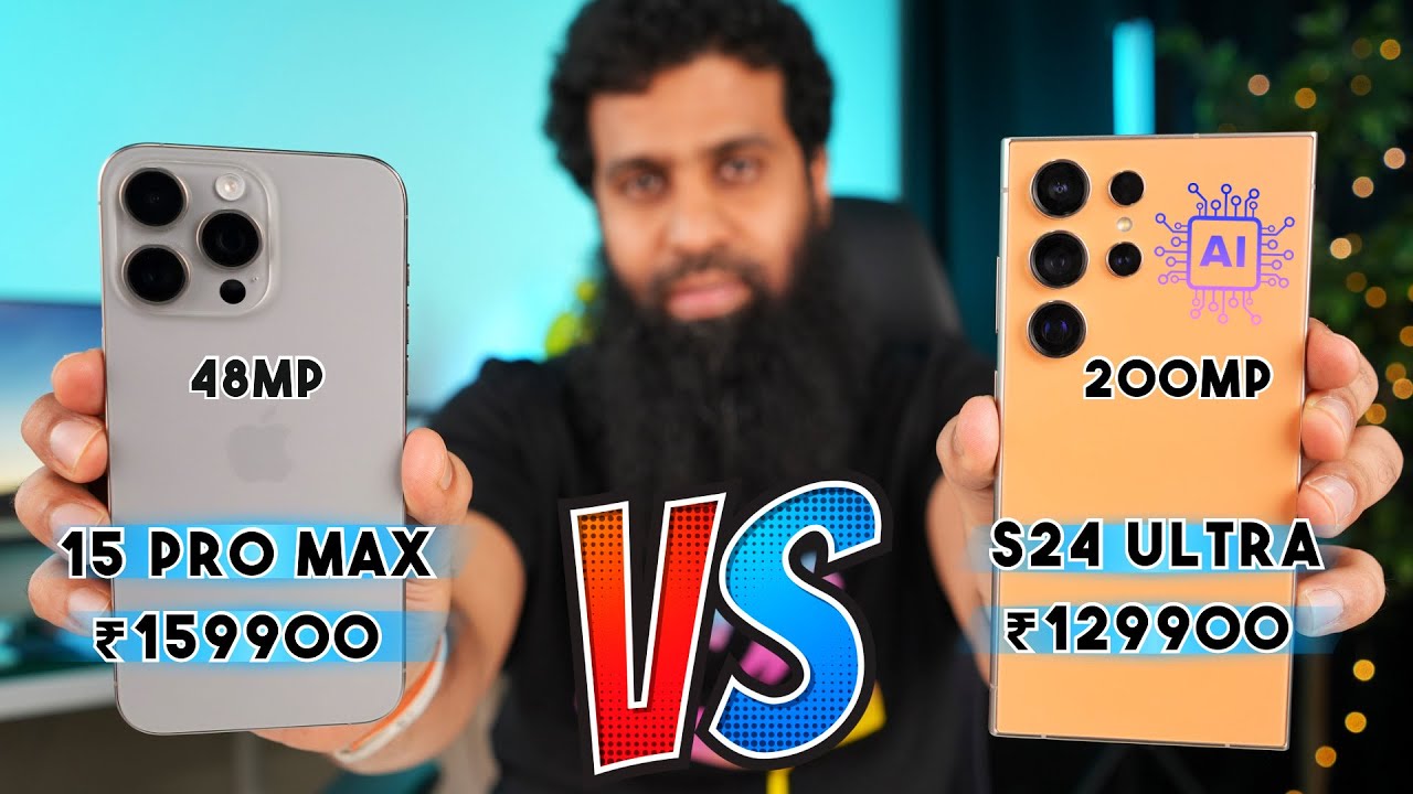 S24 Ultra vs iPhone 15 Pro Max Full Comparison & Camera Comparison