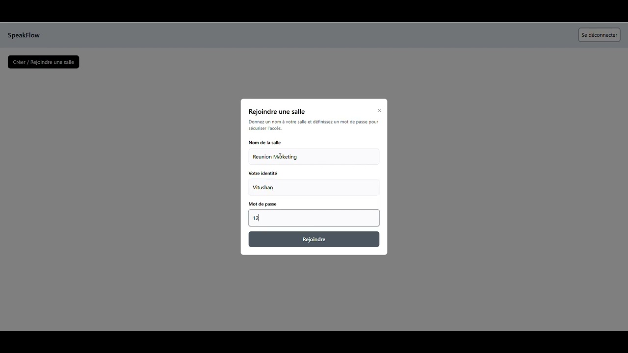 video demo speakflow