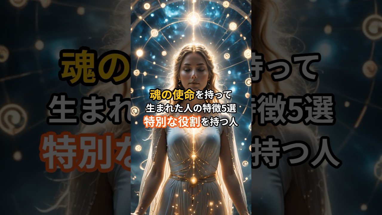 魂の使命を持って生まれた人の特徴5選～特別な役割を持つ人