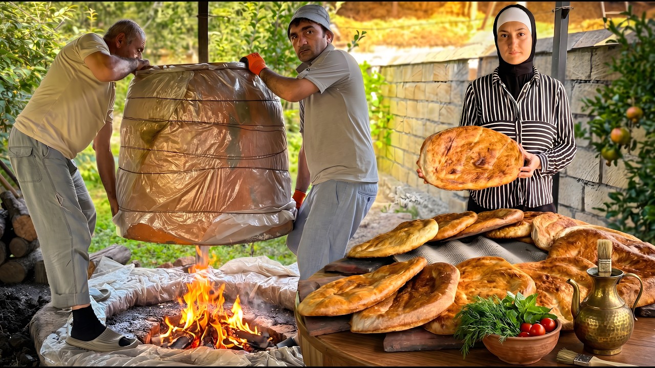 Первое восстановление моего старого хлеба Tandoor и запеченного тандура впервые