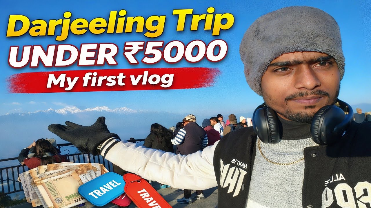Darjeeling trip under 5000 | My first vlog 😑 | #darjeeling #vlog #hillstation #publicvlog 