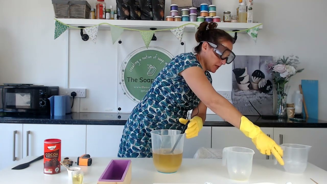 Cold Process Soap Making Demonstration From Start to Finish