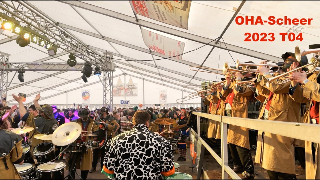 Tn4-OHA-Scheer 2023 - GMM Guggemusig Moslig - 50 Jahre einfach Top - Fasching
