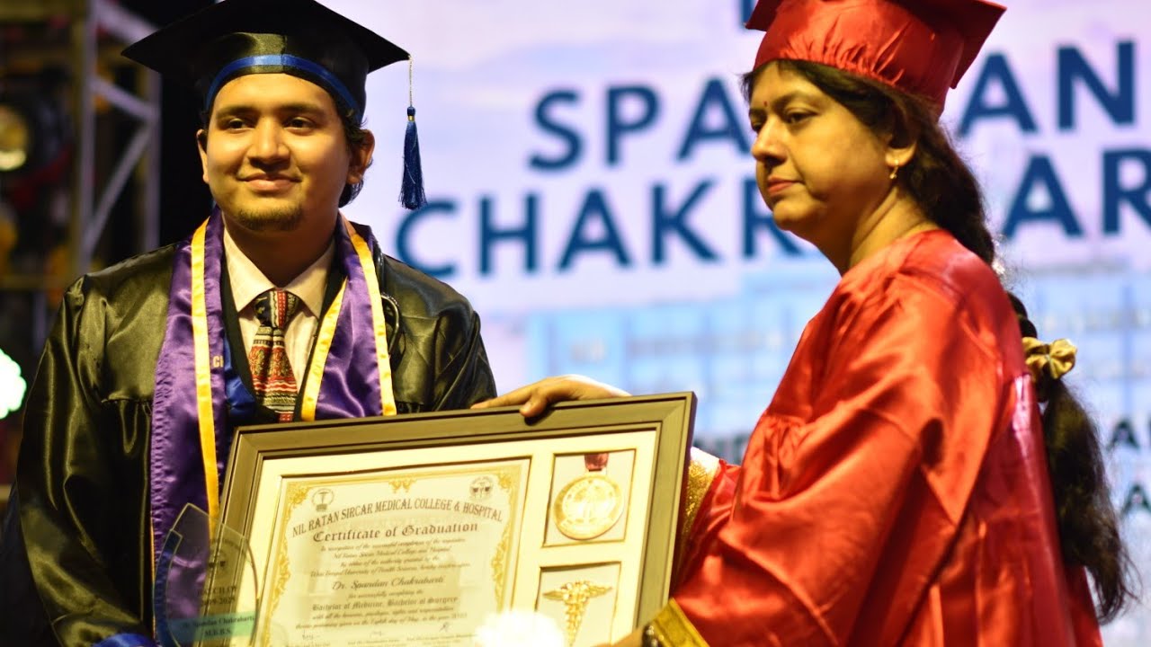 Convocation Day of NRS Medical College.Spandan gets MBBS Degree.আজ ছেলে MBBS ডিগ্রি অর্জন করলো।