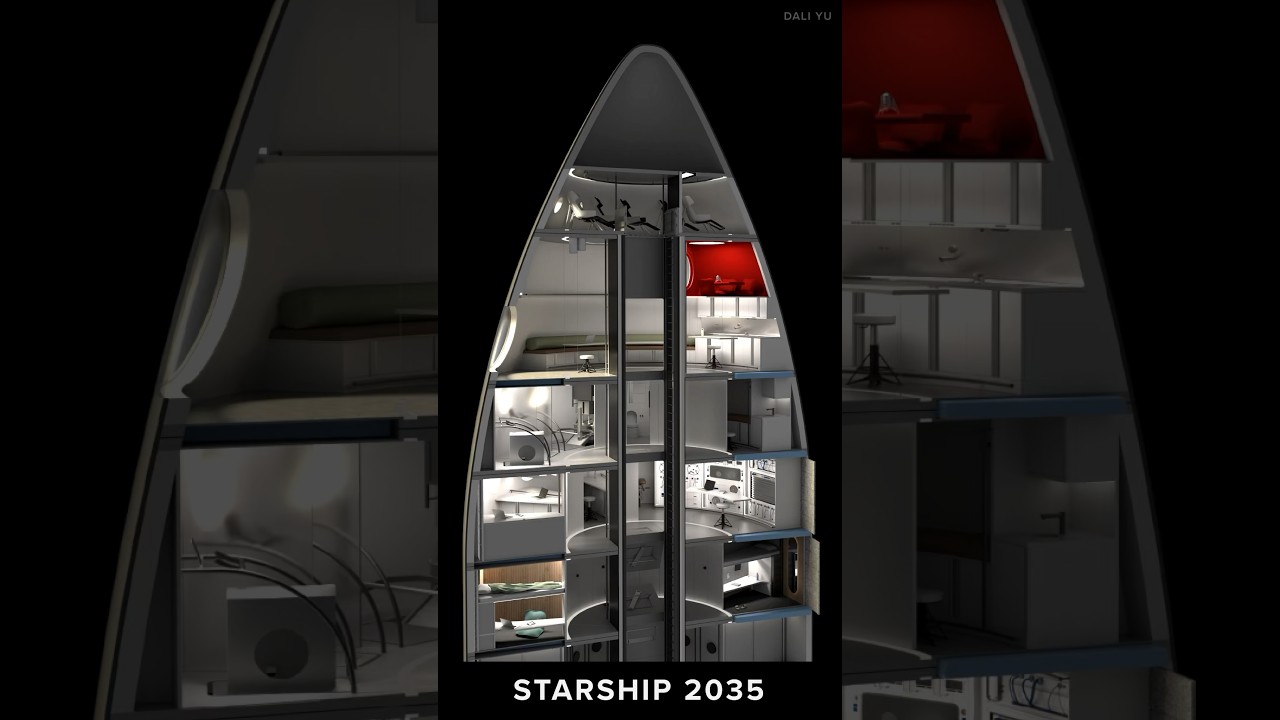 Inside SpaceX's Starship - 2035 Interior Concept