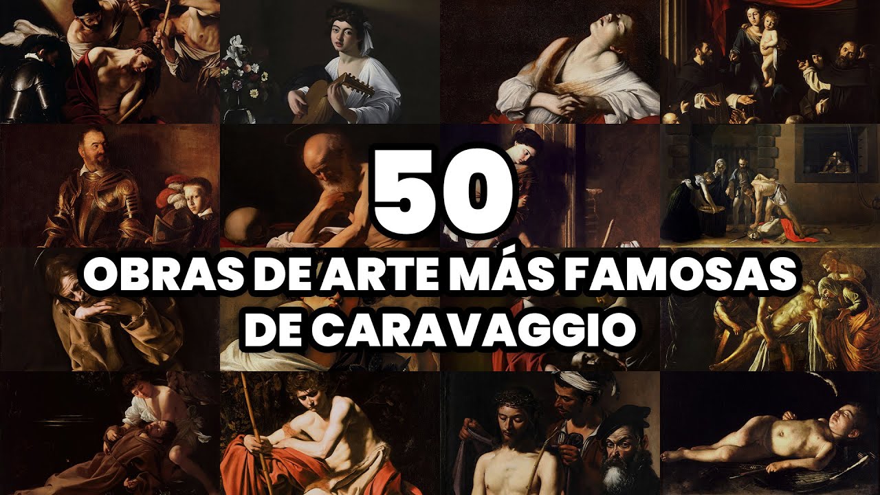 Las 50 OBRAS DE ARTE más FAMOSAS de CARAVAGGIO (2025)