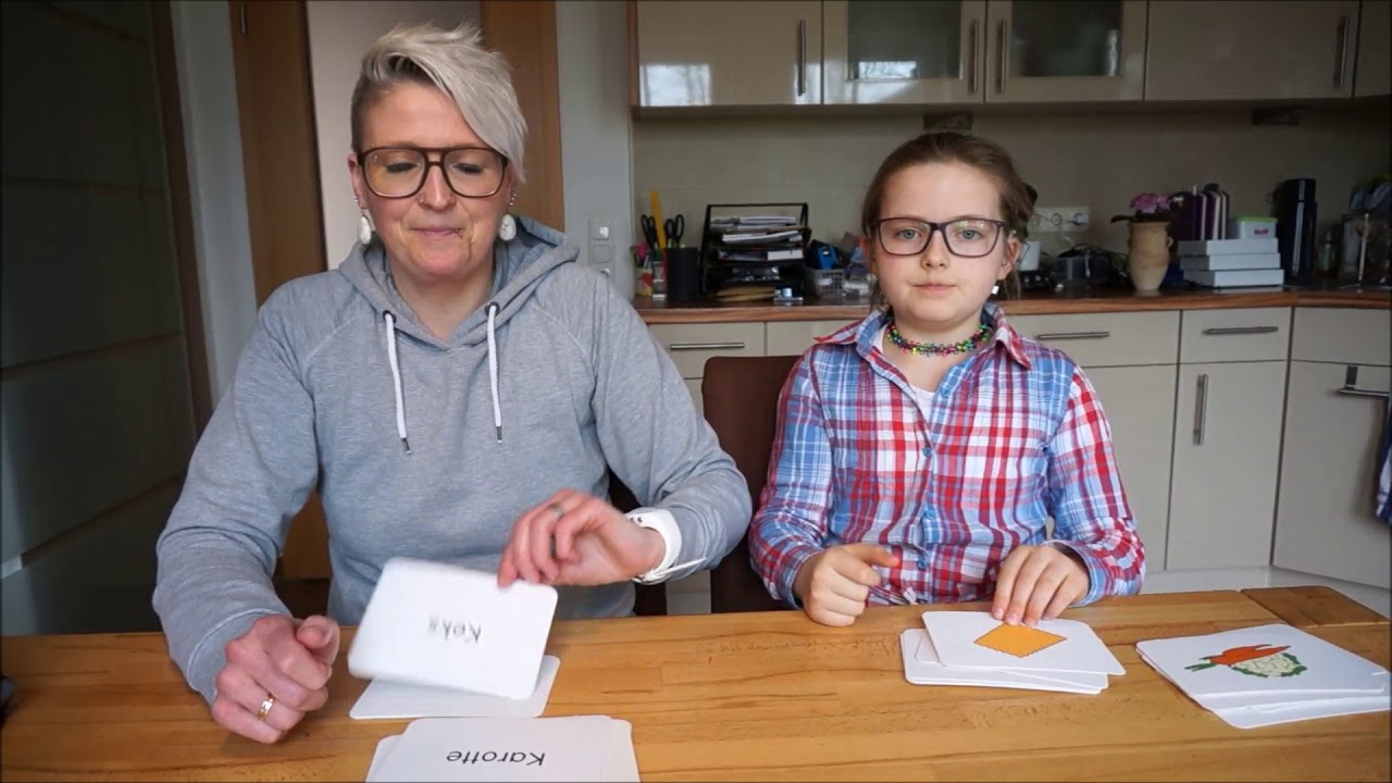 Lebensmittel in deutscher Gebärdensprache DGS