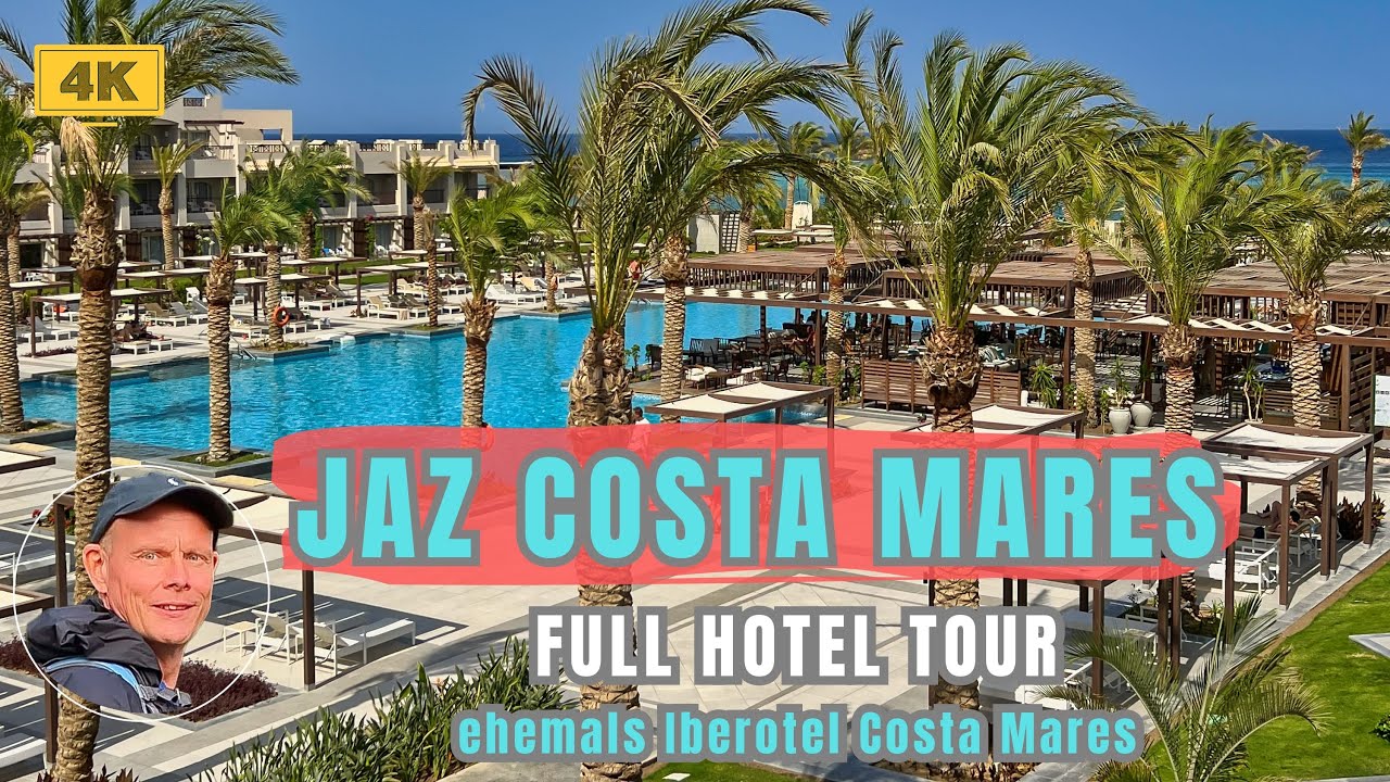 JAZ Costa Mares - FULL HOTEL TOUR - Pool - Bars - Room - Restaurant - Buffet - Snacks - [4K]
