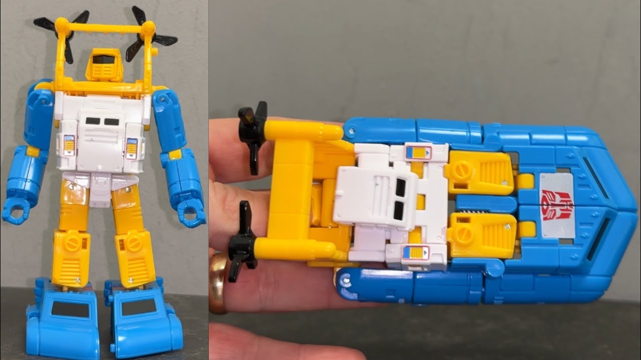 Горячая трансформация G1 Seaspray. Видео по устранению неполадок ретро-минибота первого поколения...