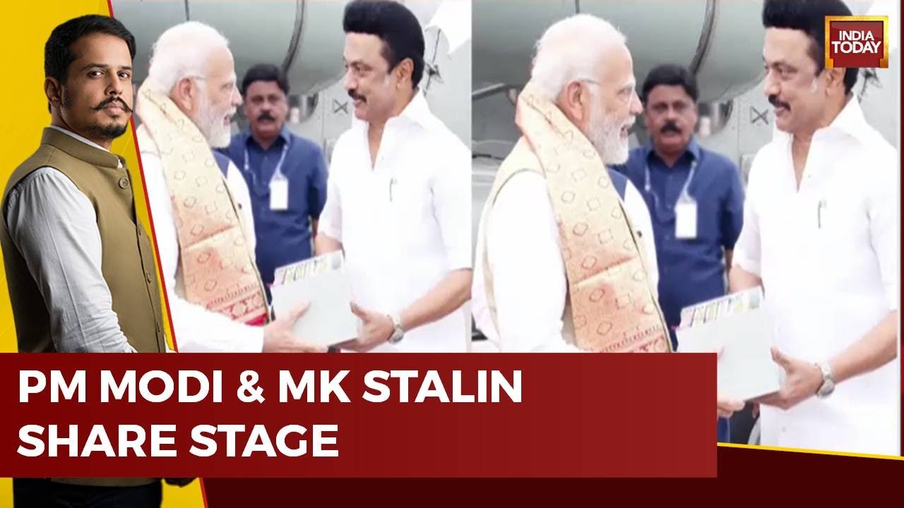 PM Modi & MK Stalin Share Stages In Madurai, Gifts Ponniyin Selvan Novel Set