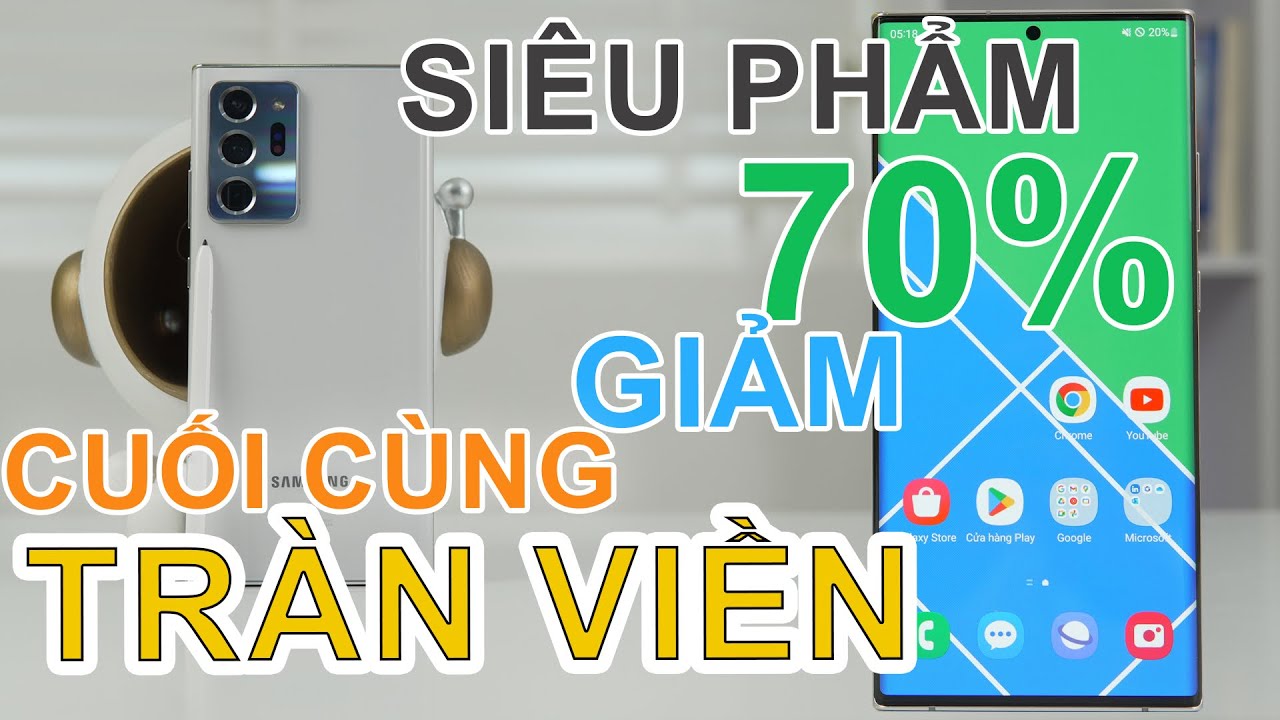 Đánh giá siêu phẩm Galaxy Note20 Ultra 5G Mỹ GIẢM CỰC SÂU 70%: SNAP 865+, 12GB RAM, AMOLED 120HZ,...
