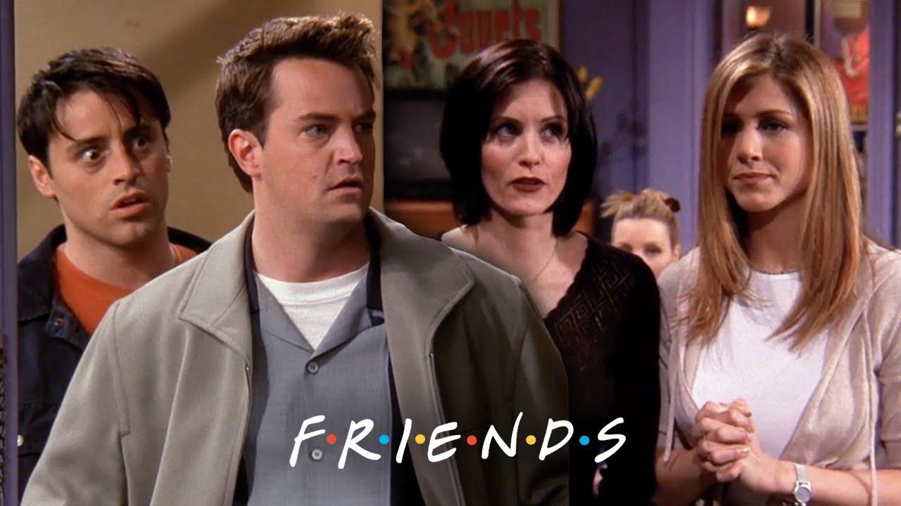 Monica and Rachel Kiss for One Minute | Friends