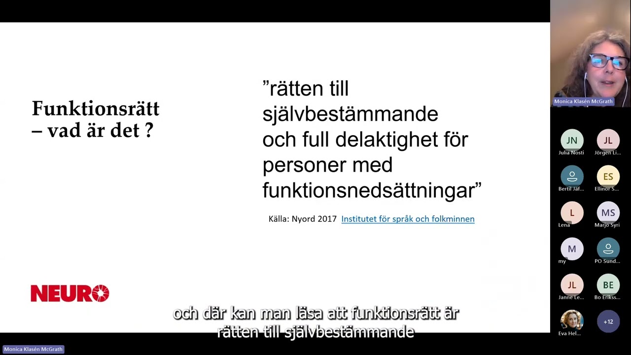 Funktionsrätt och neurologiska diagnoser – hur hänger det ihop?