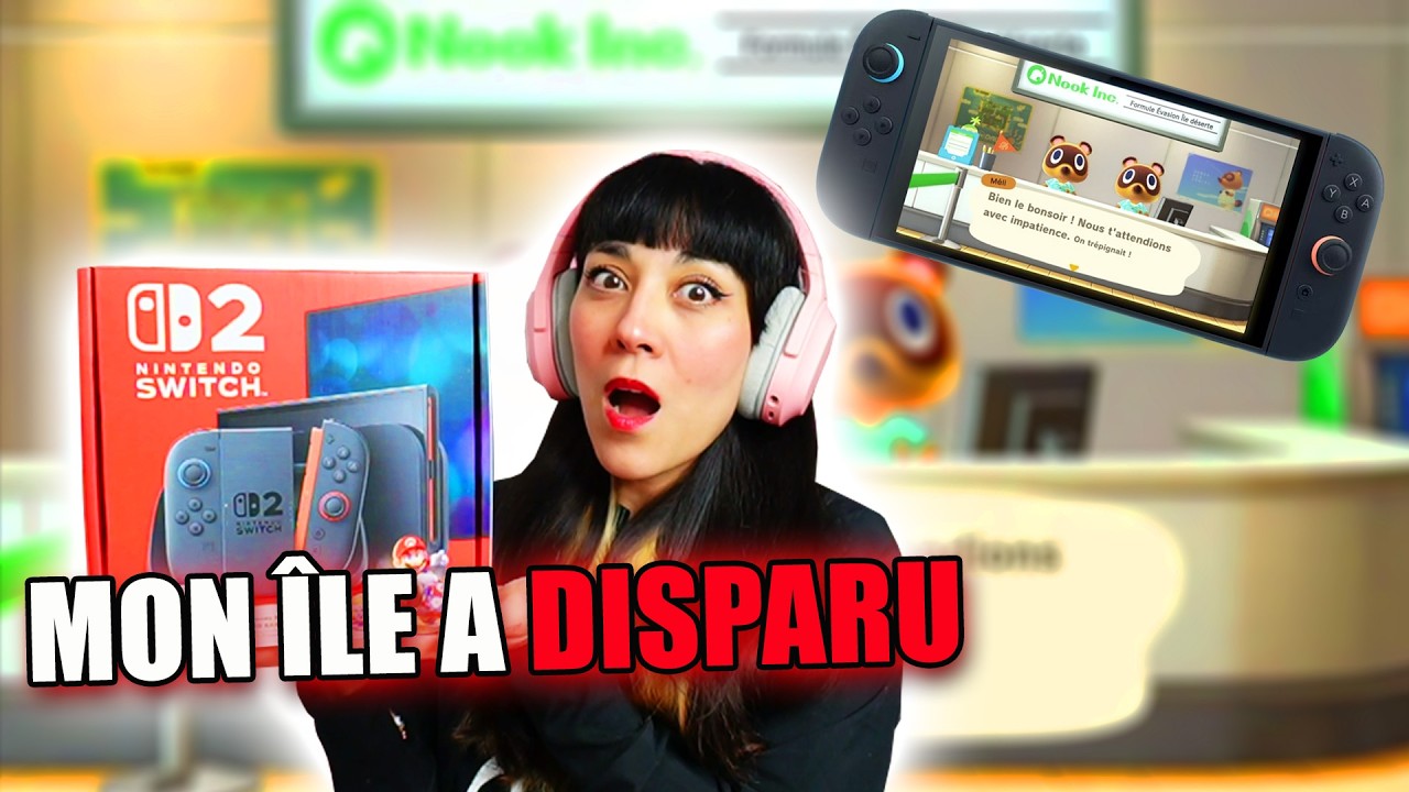 Unboxing Switch 2 + Installation Animal Crossing… Impossible de récupérer mon île !