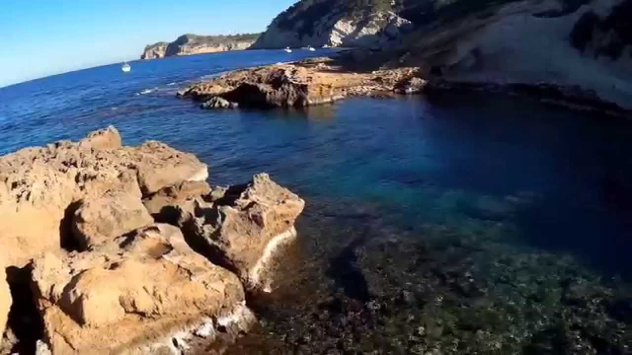 Cala Blanca, Jávea. Drone view.