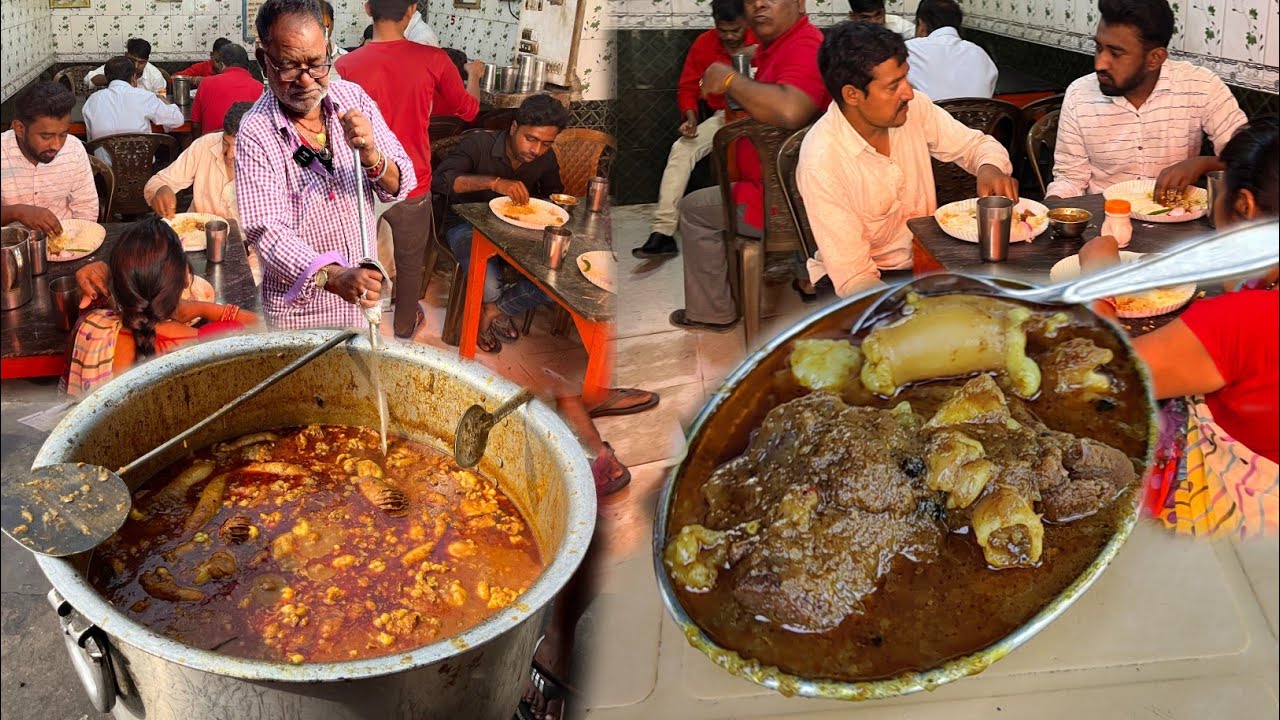 भगदड़ मचती है यहां Mutton खाने के लिए 1 क्विंटल Mutton Curry रोज बनता है और बिक जाता है|Street food