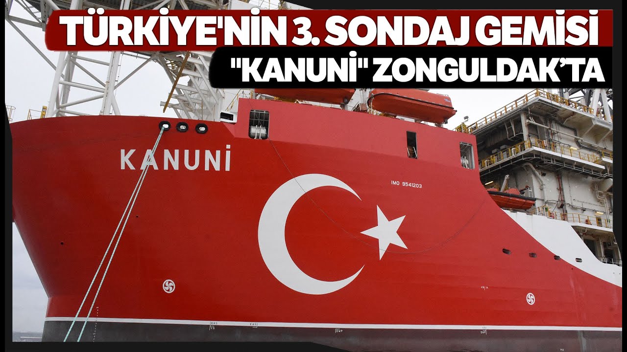 Kanuni Sondaj Gemisi'nin Kule Platformu Filyos Limanı'nda