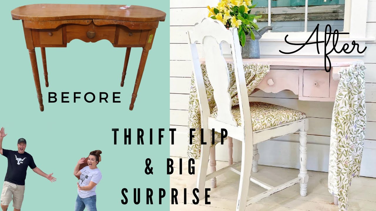 Thrift Flip Vanity and A Big Surprise