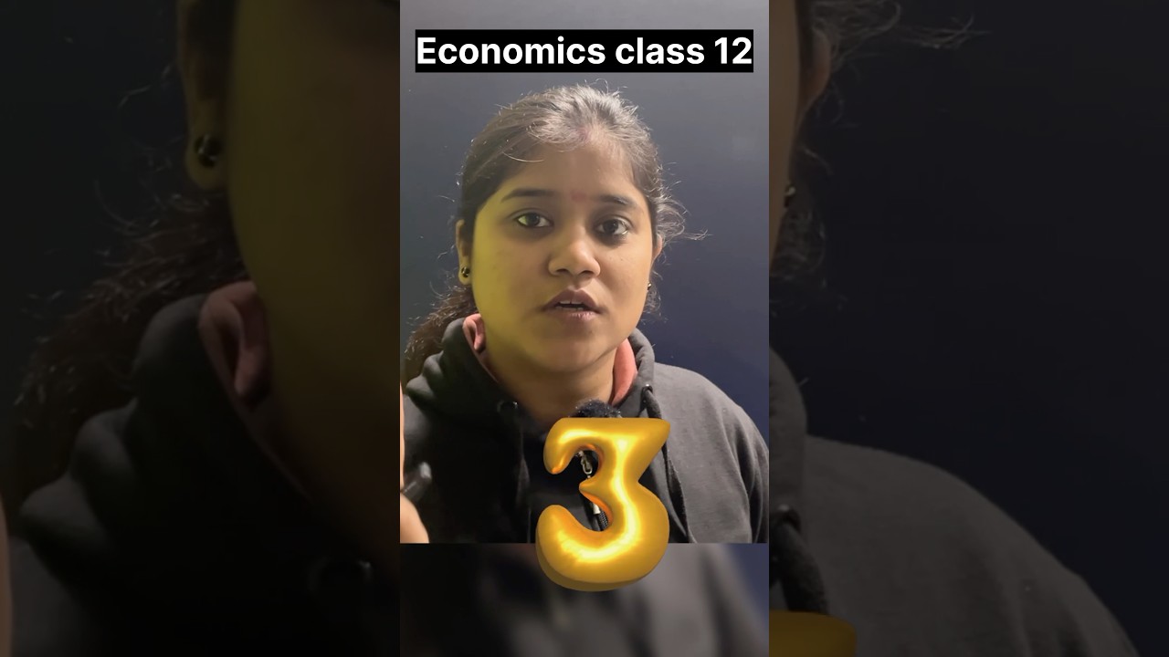 One marker question class 12 Economics #shorts #class12 #economics