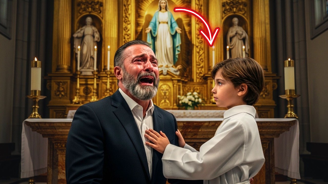 Pastor Evangélico Vai a um Batizado Católico… e Algo Acontece Diante da Virgem Maria!
