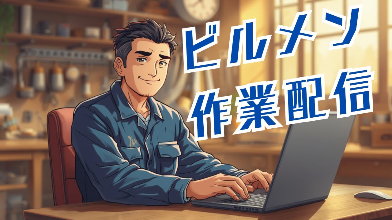 ビルメンの真面目な作業配信「22時半まで」　