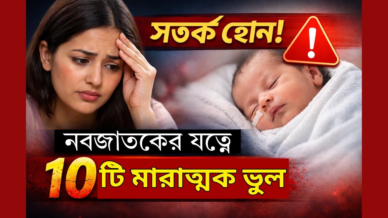নবজাতকের যত্নে ১০টি মারাত্মক ভুল | ৯৯% নতুন মা অজান্তেই করেন | Newborn Baby Care Bangla